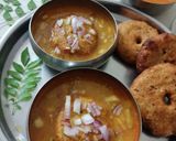 A picture of step 7 of Sambar Vada.