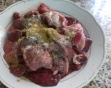 صورة لخطوة 2 من وصفة كبده دجاج مشويه😋 بطريقتي