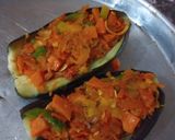 Foto del paso 4 de la receta: Berenjenas rellenas de vegetales