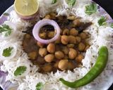 छोले चावल (Chole chawal recipe in Hindi) रेसिपी चरण 3 फोटो