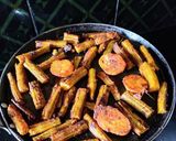 A picture of step 4 of Drumsticks And Potato Fry.