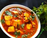 रेस्टोरेंट स्टाइल मटर पनीर मसाला (restaurant style matar paneer रेसिपी चरण 7 फोटो