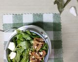 عکس مرحله 2 از دستور پاستا سس پستو(pesto pasta)