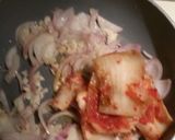 A picture of step 2 of Canned Sardine with a Kimchi Twist.