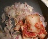 A picture of step 2 of Canned Sardine with a Kimchi Twist.