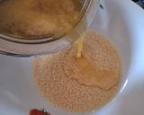 Foto del passaggio 2 della ricetta 🍊Cous cous dolce all'arancia e frutta spadellata🍓🫐🍑