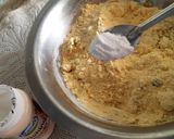 A picture of step 4 of Dhokla chat chatore.