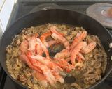 A picture of step 2 of Quinoa “Risotto” Mushrooms and Prawn.
