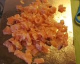 Foto del passaggio 1 della ricetta Farfalline al salmone