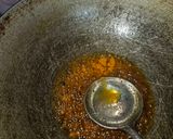 A picture of step 2 of Guvar batata.
