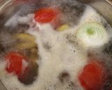 A picture of step 2 of Noodle Soup with Corn or Vegetables.