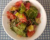 Foto del paso 3 de la receta: Ensalada verde con betabel y naranja