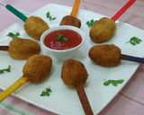 A picture of step 7 of Chicken pop stick.