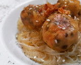 Foto del paso 14 de la receta: Albóndigas de salmón y lentejas en salsa de curry
