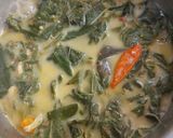 Foto langkah ke 4 dari resep Sayur santan daun singkong pedas.