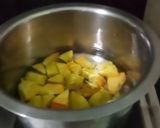 A picture of step 1 of Mangalore Style Sweet Red Pumpkin Sambar.