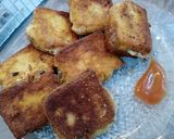 A picture of step 6 of Cheesy bread pakora.