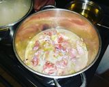 A picture of step 3 of Butter beans curry.