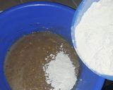 A picture of step 10 of Easy banana chocolate cake🤗.