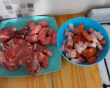 Foto del paso 2 de la receta: Guiso de Lentejas Completo C/ Carne, Chorizo Colorado y Panceta