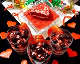 عکس مرحله 5 از دستور جارکیک ردولوت ❤‌ Red Velvet Jar Cake