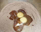 A picture of step 2 of Moist chocolate cake.