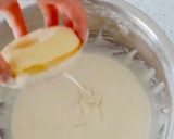A picture of step 3 of White chocolate dounts.