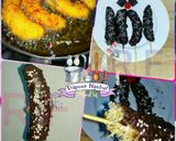 Foto langkah ke 9 dari resep Banana Crispy with Choco Ganache.