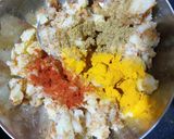 A picture of step 1 of Kutchi dabeli.