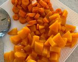 A picture of step 1 of Butternut & Carrot Soup.