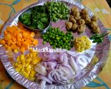 A picture of step 2 of Vegetable Pulao.