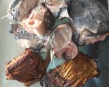 A picture of step 1 of Banga soup.