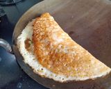 A picture of step 4 of Vrat wala instant sabudana and samak rice dosa.