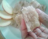 Foto langkah ke 4 dari resep Apem Pisang Apel tanpa telur tanpa santan.