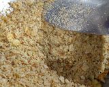 A picture of step 2 of Roti k Ladoo.