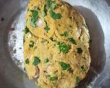 A picture of step 3 of Multi flour mix Thalipith.