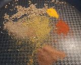 Une image de l'étape 1 de Riz, viande et épices.