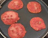 A picture of step 7 of Beetroot Broccoli Chilla or Pancake.