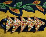 A picture of step 6 of Vegetable Bread Toast.