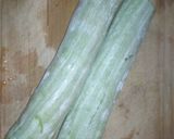 A picture of step 1 of Snakegourd Thayir Pachadi / Raita.
