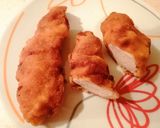 Baconbe tekert, rántott csirkemell recept fázis 1 fotója
