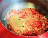 A picture of step 3 of Pumpkin Pav Bhaji.