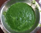 A picture of step 1 of Palak Rice.