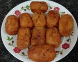A picture of step 3 of Potato nuggets.