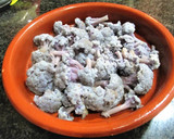 Foto del paso 5 de la receta: Coliflor morado con bechamel gratinado al horno