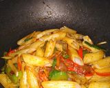 A picture of step 3 of Cheese penne pasta.