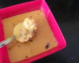 A picture of step 1 of Pakora kadhi.
