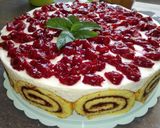 Túrós-mascarponés meggytorta recept fázis 7 fotója