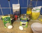 Foto del paso 1 de la receta: Budín bicolor de chocolate y limón a la crema con polvo de postre