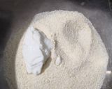 A picture of step 1 of Sandwhich Dhokla.